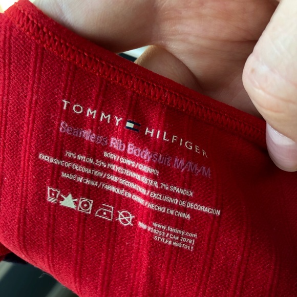 Red Tommy Hilfiger bodysuit - Picture 8 of 8